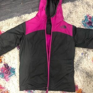 North face reversible jacket